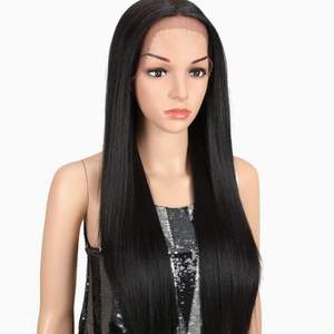 Peluca de cabello humano virgen 100%, Color Natural, hueso vietnamita crudo recto, 30-40 pulgadas, máquina de doble trama, tinte más ligero para negro - Product Image 6