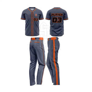 Uniformes de béisbol personalizados de Pakistán, venta al por mayor de ropa deportiva con mangas cortas, servicio OEM disponible - Product Image 6