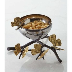 Wholesale Luxury Silver <b>Metal</b> Serving <b>Bowl</b> Customized Decorative <b>Bowl</b> Modern home and Kitchen Brass Fruits & Chocolate <b>Bowl</b> - Product Image 4