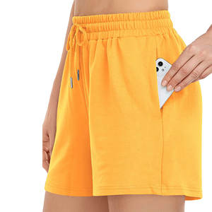 กางเกงขาสั้นผ้าฝ้ายระบายอากาศสำหรับผู้หญิงกางเกงขาสั้นน้ำหนักเบาสำหรับสวมใส่กลางแจ้งและออกกำลังกาย - Product Image 2