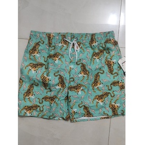 Stock de pantalones cortos estampados personalizados para hombre de calidad superior de punto de algodón de talla grande verano Fitness pantalones cortos casuales para hombres de BD - Product Image 3