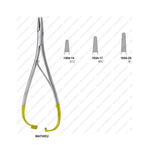 ชุดเครื่องมือผ่าตัดทางทันตกรรมสแตนเลสสีดำพรีเมี่ยมสำหรับจัดฟันที่ใส่เข็มเจาะเหล็กเหล็ก CE ISO จำนวน5ชิ้น - Product Image 4