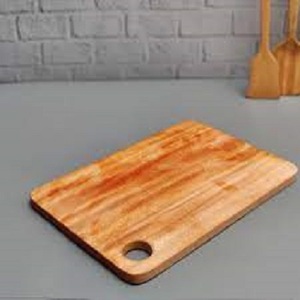 Tabla de Cortar Rectangular de Madera Maciza de Acacia, Ecológica, Pulida, de 2.0 cm de Grosor, Apta para Lavavajillas, Fácil de Limpiar, para Cortar Pizza, Pan - Product Image 5