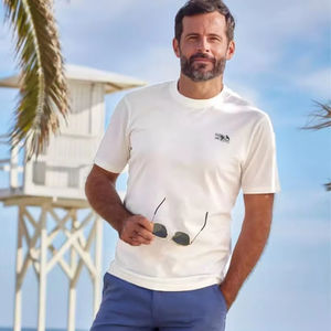 High Quality Men's Heavyweight Cotton 180gsm Knitted Plus Size Oversized Hip Hop <b>Vintage</b> <b>T</b>-<b>shirt</b> - Product Image 4