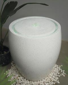 Característica de agua de hormigón ligero para adornos de jardín hechos en Vietnam con diseño de paisaje de fibra de vidrio de decoración de jardín - Product Image 3