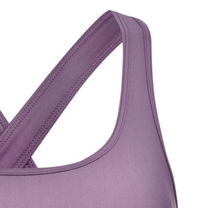 Soutien-gorge de sport de yoga pour femmes de qualité supérieure, simple, à maintien élevé, dos nageur, respirant, grande taille, fabriqué au Pakistan, en spandex/nylon - Product Image 5