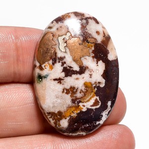 โคเวลไลท์ทองแดงอาเกตอัญมณีผสมรูปทรงในทุกขนาดหินโมราทองแดงขัดเงาอย่างดีอัญมณีหลวมสำหรับเครื่องประดับ - Product Image 4