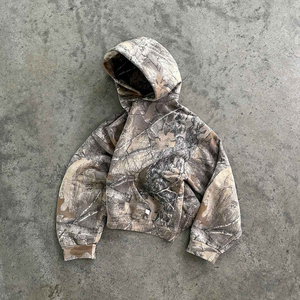 Sweat à capuche professionnel personnalisé OEM pour homme, camouflage de chasse automnal, 100 % coton, impression numérique, écologique, respirant, personnalisable - Product Image 1