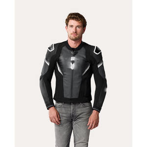 แจ็คเก็ตหนังวัวแท้สำหรับผู้ชาย ทนทาน ไซส์ใหญ่ กันน้ำ กันลม สำหรับนักขี่มอเตอร์ไซค์ - Product Image 5