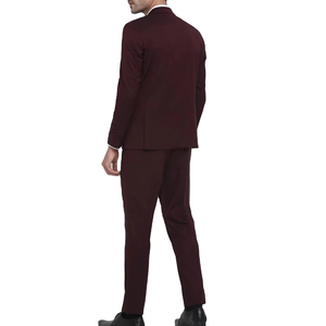 Traje de Tweed Estilo Vintage Beige para Hombre, 2 Piezas, Corte Entallado, Blazer Cruzado, Pantalones, Cierre de un Botón, Talla Grande para Bodas - Product Image 2