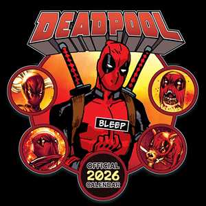 Calendario de Escritorio Marvel 2026 de Deadpool, Planificador de Papel para Oficina y Hogar - Product Image 2