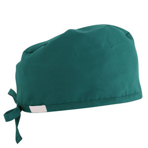 Gorro de enfermera de algodón de punto de alta calidad suave y elástico, gorros médicos/dentales, gorros quirúrgicos, lazos traseros multicolores - Product Image 3