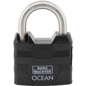 Cylinder Bicycle Lock 490 Ni 60 <b>Padlock</b> with 60mm Brass Lock Body Various Pack Sizes of 5 Locks - Product Image 1