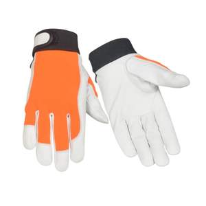 Gants de mécanicien industriel flexibles noirs et blancs pour hommes Logo personnalisé Gants d'assemblage de sécurité de haute qualité - Product Image 5