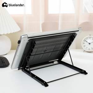 Bluelander Portable Laptop <b>Tablet</b> <b>Stand</b> 6 Adjustable Angles Wooden Luxury Modern Simple Design Foldable for Home Office Use - Product Image 3