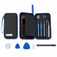9Pcs Peralatan Perbaikan Pembuka Layar, Alat Pengungkit Logam, Suction Cup, Obeng Presisi untuk Perbaikan iPhone Android