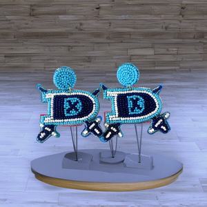 Pendientes de Cuentas Elegantes y Modernos, Pendientes de Diseño con Bordado de Cuentas Artesanal, Joyería de Moda Personalizada de Alta Calidad 2026 - Product Image 1