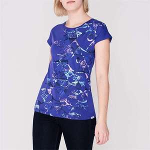 <b>Men</b> T-Shirt Round Neck Summer Casual Printed Short Sleeve Spandex/Polyester Quick Dry Tee Tops - Product Image 1