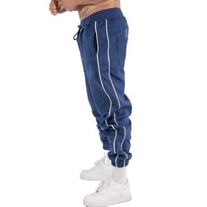 Personalizado francés Terry Fitness hombres Joggers con bolsillos cintura algodón tela Jogger deportes sudor gimnasio pantalones hombres chándales para hombres - Product Image 3