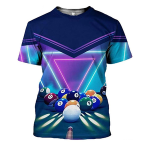 Impression par sublimation de haute qualité Maillot personnalisé Polo pour homme Équipe de billard Snooker Chemise de billard Polyester - Product Image 1
