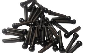 Goupilles de pont en corne pure de ton clair du fabricant indien pour guitares acoustiques Pièces de support d'instruments à cordes prêtes à l'expédition - Product Image 5