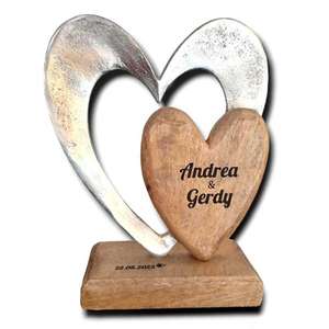 Centre de table créatif avec étiquetage privé pour les couples le jour de la Saint-Valentin avec des compositions florales gravées personnalisées - Product Image 5