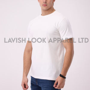 เสื้อยืดคอกลมผู้ชาย ผ้าฝ้าย 100% ทรงปกติ ขายดี ระบายอากาศได้ดี ป้องกันรอยยับ ใส่สบายในฤดูร้อน มีโลโก้ด้านหน้า - Product Image 6