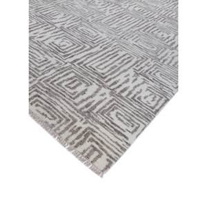 Alfombra de Lana Anudada a Mano Aprezo Ivory, Diseño Geométrico, Alfombra Rectangular para Sala de Estar, Pasillo o Entrada, PKWL-1062 - Product Image 2