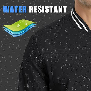 Blouson aviateur d'hiver à col montant léger personnalisable pour hommes Vestes pour hommes en vente avec service OEM - Product Image 4