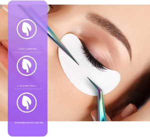 Pince à épiler professionnelle colorée en acier inoxydable pince à épiler Super dure pince à épiler haute antistatique pour Extensions de cils - Product Image 6