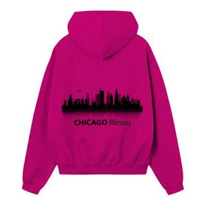 Nouveau design de sweat à capuche épais avec logo personnalisé sweat à capuche surdimensionné brodé pull d'hiver en éponge française sweats à capuche brodés - Product Image 6