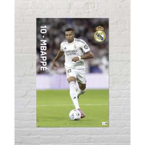 Real Madrid Mbapp Decorative Vinyl <b>Poster</b> Digital Printing Technique for Flags and Banners Use - Product Image 2