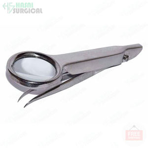 Pinzas de aumento de alta calidad Herramienta de precisión para cejas y manualidades con lente - Product Image 2