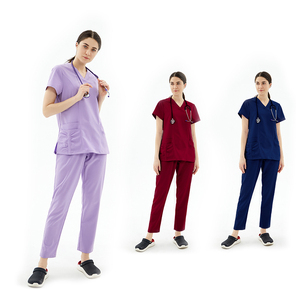 Nouvelle mode uniformes médicaux soins infirmiers gommages Joggers gommages ensembles uniformes hommes et femmes ensembles de gommage - Product Image 2