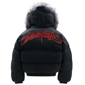 Chaqueta Acolchada Brillante de Primera Calidad para Hombre y Mujer, Personalizada, con Capucha, Lisa, Teñida, Talla XS - Product Image 3