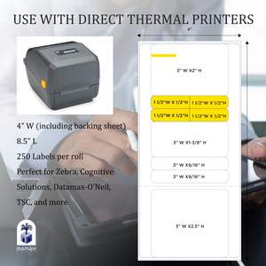 Etiquetas para Recetas Médicas de 3 3/4" X 8 1/4", Papel Térmico Adhesivo Resistente a los Rayones, a los Rayos UV y al Agua, Grado Farmacéutico, Proveedor OEM - Product Image 5