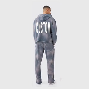 Nouveau design de sweat à capuche haut de gamme unisexe sweat à capuche surdimensionné lourd vintage à capuche délavé à l'acide étiquette personnalisée sweat à capuche tricoté - Product Image 6