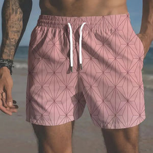Short de plage en coton et polyester pour homme Short d'été réversible personnalisé en gros Short de bain pas cher à utiliser avec des imprimés de sublimation - Product Image 3