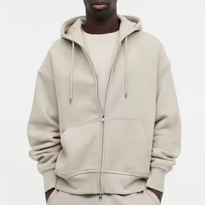 Streetwear personnalisé en vrac avec fermeture éclair de haute qualité en polaire lourde impression bouffante en coton éponge français sweats à capuche à fermeture éclair complète processus Impex - Product Image 6