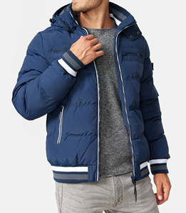 เสื้อแจ็คเก็ตพัฟเฟอร์กันน้ำ กันลม ต้านเชื้อแบคทีเรีย พร้อมฮู้ด สำหรับฤดูหนาว ใส่กลางแจ้ง สั่งตัดได้ ไซส์พลัส คุณภาพหรูหรา - Product Image 3