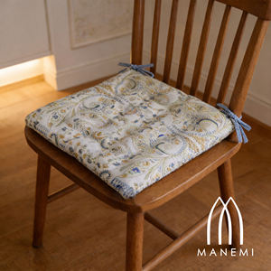 Cojines para Silla de Interior/Exterior Acolchados Repelentes al Agua de 40x40x5 cm con Correas de Sujeción, Fáciles de Limpiar, con Soporte Lumbar - Product Image 1