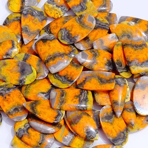 Cabochon de jaspe bourdon naturel de haute qualité en vrac de matériel de quartz pour la fabrication de bijoux mélanger la forme et la taille - Product Image 6