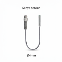 Sensor Proximitas Induktif Mini M4 M5 3 4mm Sensor Deteksi Logam Kecil 0.8mm 1mm 1.5mm Jarak Deteksi Kabel Pigtail