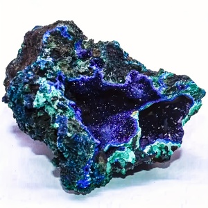 Vendita all'Ingrosso di Cluster di Cristalli Naturali di Azurite Blu, Esemplari Minerali Verdi, Artigianato in <span class=keywords><strong>Cristallo</strong></span> per Decorazione - Product Image 1