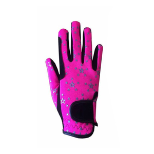 Vente en gros de gants d'équitation légers hommes femmes gants équestres personnalisables paume renforcée dragonne réglable - Product Image 4