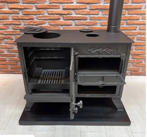 Poêle à bois extra large avec four et cuisinière + LIVRAISON GRATUITE - Product Image 3