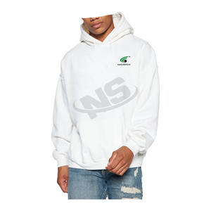 Classic Basics algodón mezclado hombres sudaderas con capucha ligero pulóver logotipo personalizado Sudadera con capucha Color sólido transpirable ropa Casual para hombres - Product Image 1