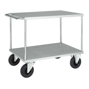 Lightweight Four-Wheel <b>Platform</b> <b>Trolley</b> Iron Basket Truck for Warehouse Storage and Tool Usage Customizable OEM Support - Product Image 1