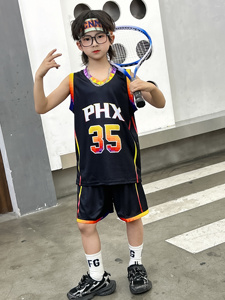 通気性抜群、速乾性、軽量なキッズバスケットボールジャージ、練習用、学生チームユニフォームセット、工場直販、格安、ジミーズ - Product Image 5