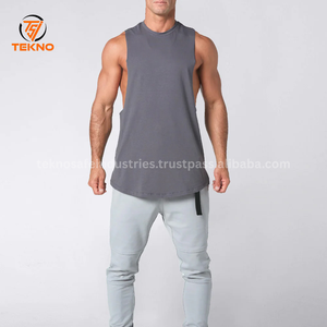 เสื้อกล้ามผู้ชายแบบพรีเมี่ยมแขนกุดสำหรับผู้ชายเสื้อทรงหลวมระบายอากาศได้ดีสำหรับใส่ไปยิมฟิตเนส - Product Image 2